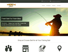Tablet Screenshot of crowesbait.com